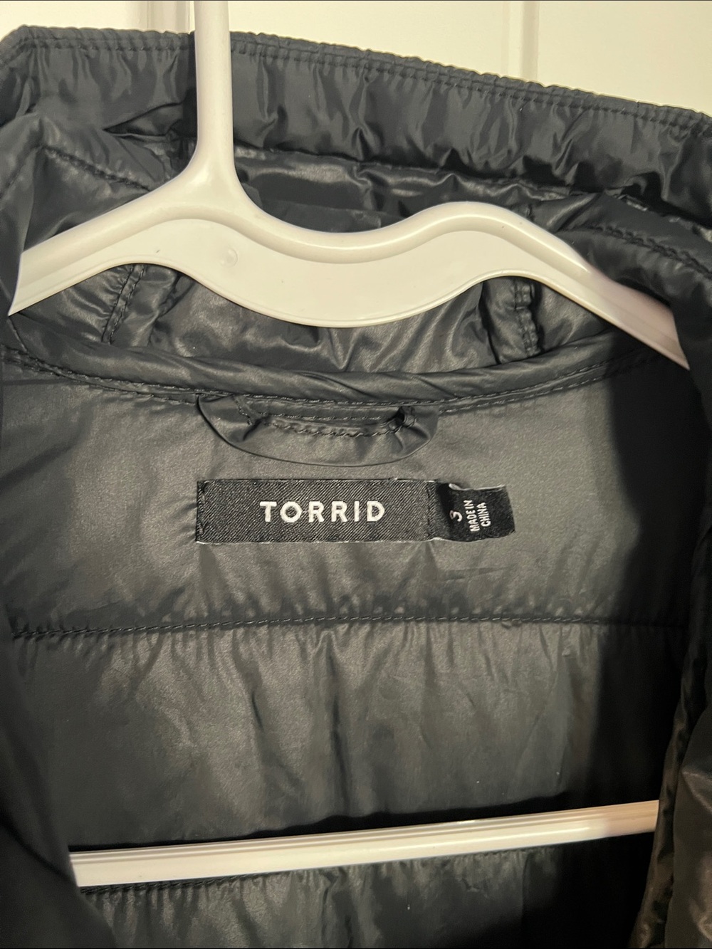 torrid Black Quilted Hooded Lightweight Jacket - Picture 2 of 9